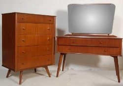 1960’S TEAK WOOD VENEER BEDROOM SUITE