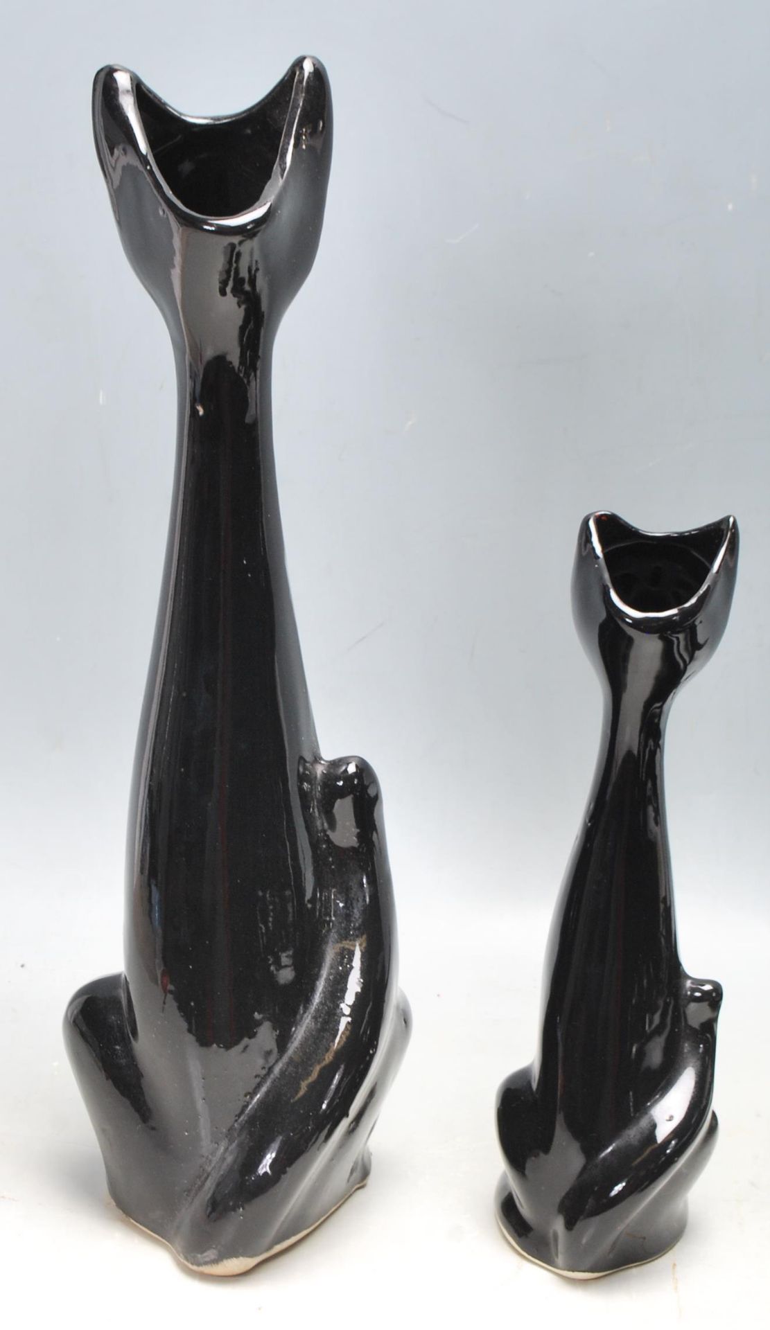 COLLECTION OF ITALIAN CERAMIC FIGURINES OF STYLISED CATS AND DOGS - Image 3 of 6