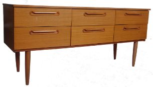 1970’S SCHREIBER TEAK WOOD CHEST OF DRAWERS