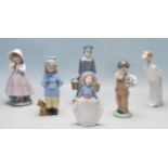 COLLECTION OF LATE 20TH CENTURY FIGURINES BY NAO / LLADRO