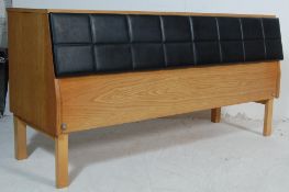 G-PLAN - 1950S MID CENTURY BLANKET BOX / OTTOMAN WITH CUSHIONED TOP