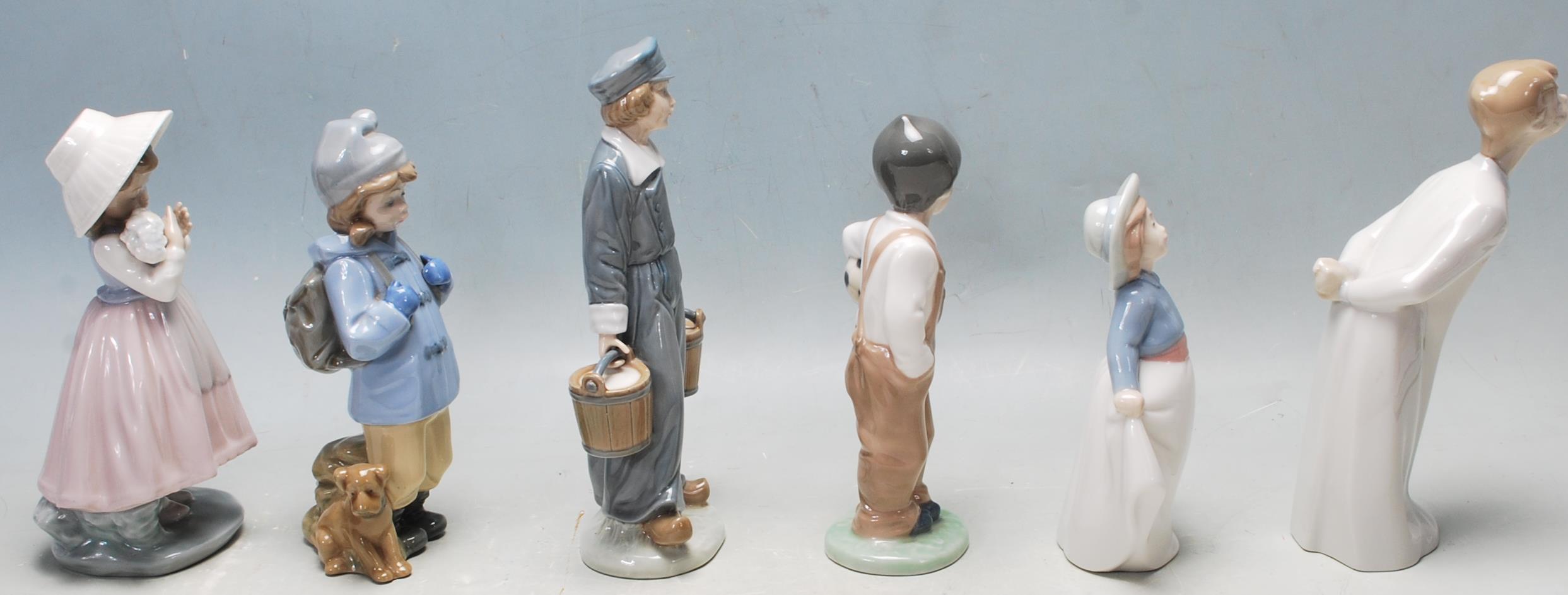 COLLECTION OF LATE 20TH CENTURY FIGURINES BY NAO / LLADRO - Image 4 of 11