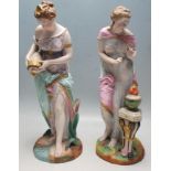 TWO 19TH CENTURY VION & BAURY NEO CLASSICAL FIGURINES