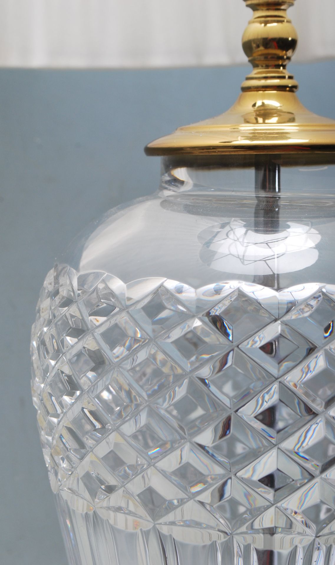 WATERFORD CRYSTAL BELLINE TABLE LAMP WITH SHADE - BOXED - Image 6 of 7