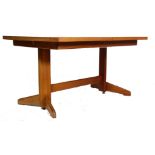 RETRO 20TH CENTURY TEAK WOOD EXTENDING DINING TABLE