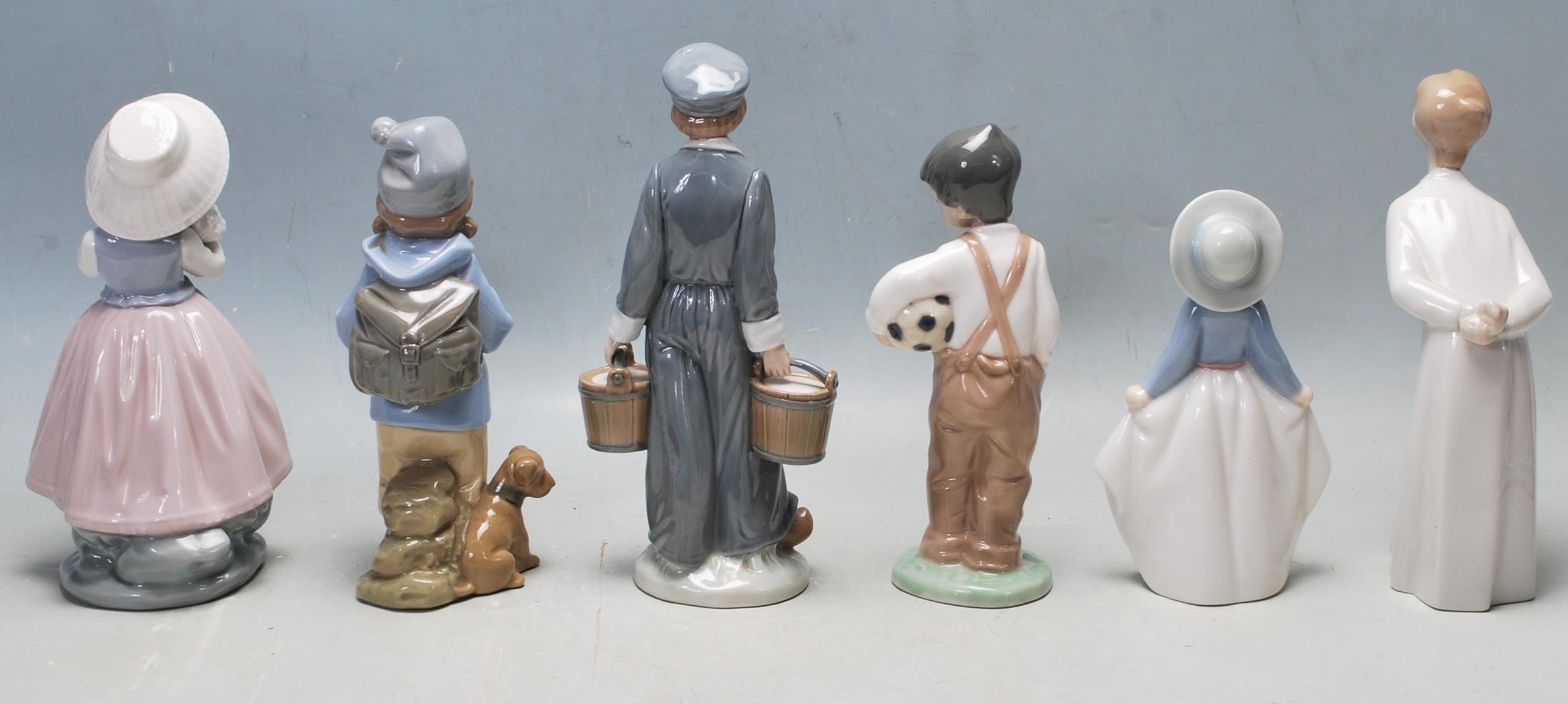 COLLECTION OF LATE 20TH CENTURY FIGURINES BY NAO / LLADRO - Image 3 of 11