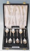 COLLECTION OF SIX SILVER HALLMARKED SPOONS