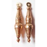 PAIR OF VICTORIAN ANTIQUE GOLD EARRINGS