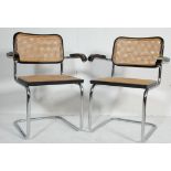 A PAIR OF RETRO VINTAGE ITALIAN CESCA CHAIRS