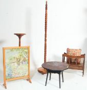 GROUP OF 20TH CENTURY ANTIQUE STYLE FURNITURE