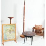 GROUP OF 20TH CENTURY ANTIQUE STYLE FURNITURE