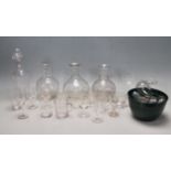 LARGE QUANTITY OF 19TH CENTURY VICTORIAN GLASSES,