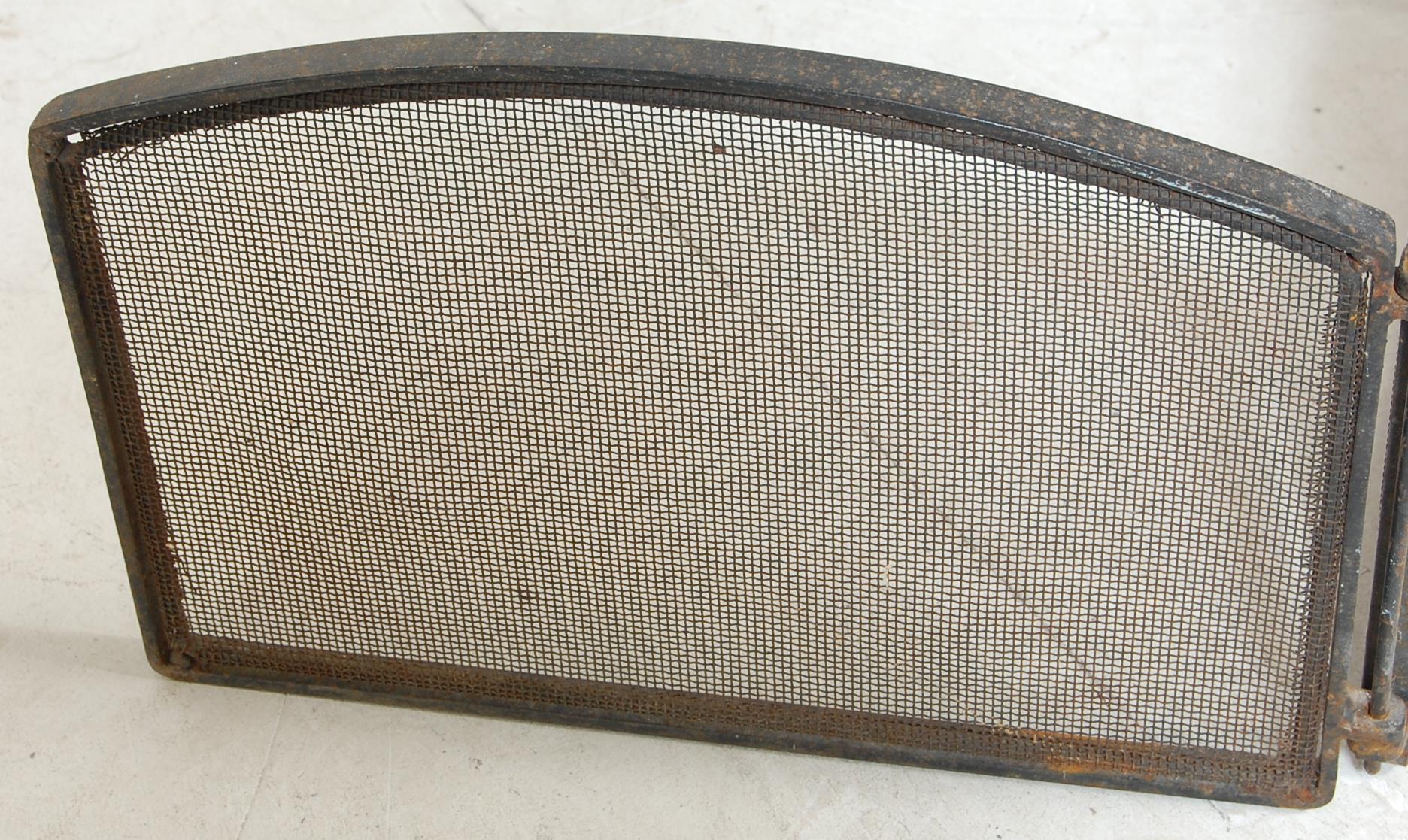 ANTIQUE 20TH CENTURY FIRE FENDER GUARD KERB WITH A - Image 4 of 4