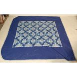 RETRO 20TH CENTURY PATCH WORK BLANKET / WELSH BLAN