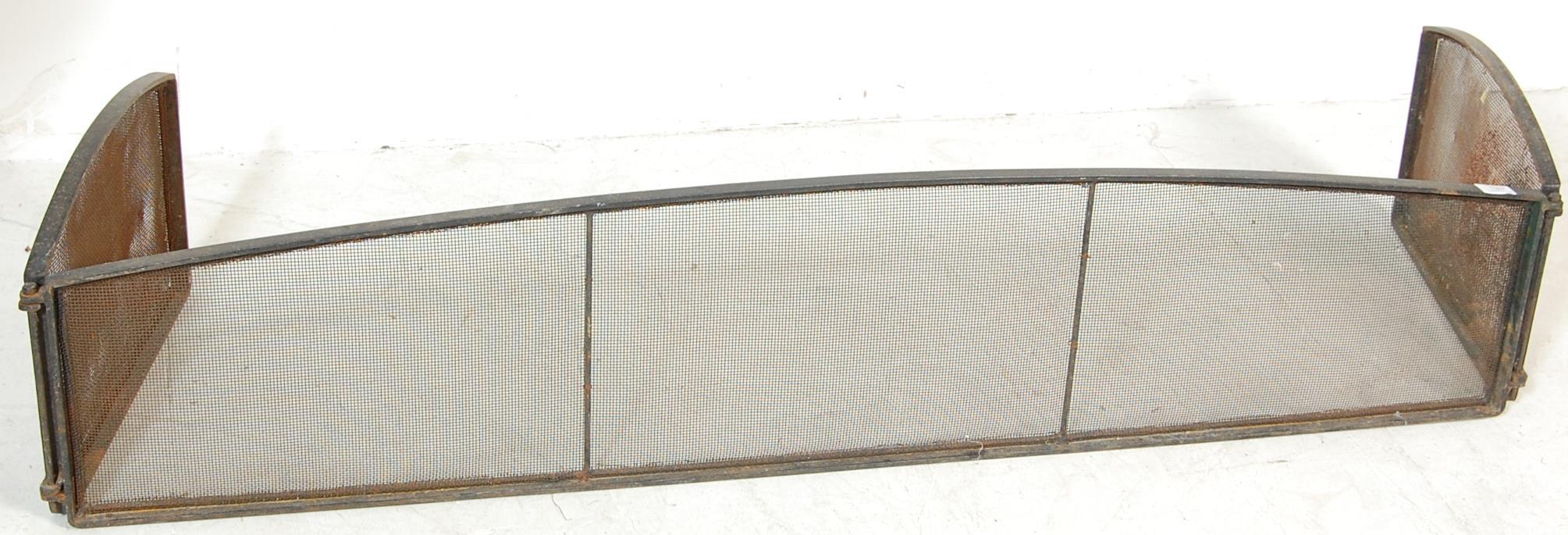 ANTIQUE 20TH CENTURY FIRE FENDER GUARD KERB WITH A - Image 2 of 4