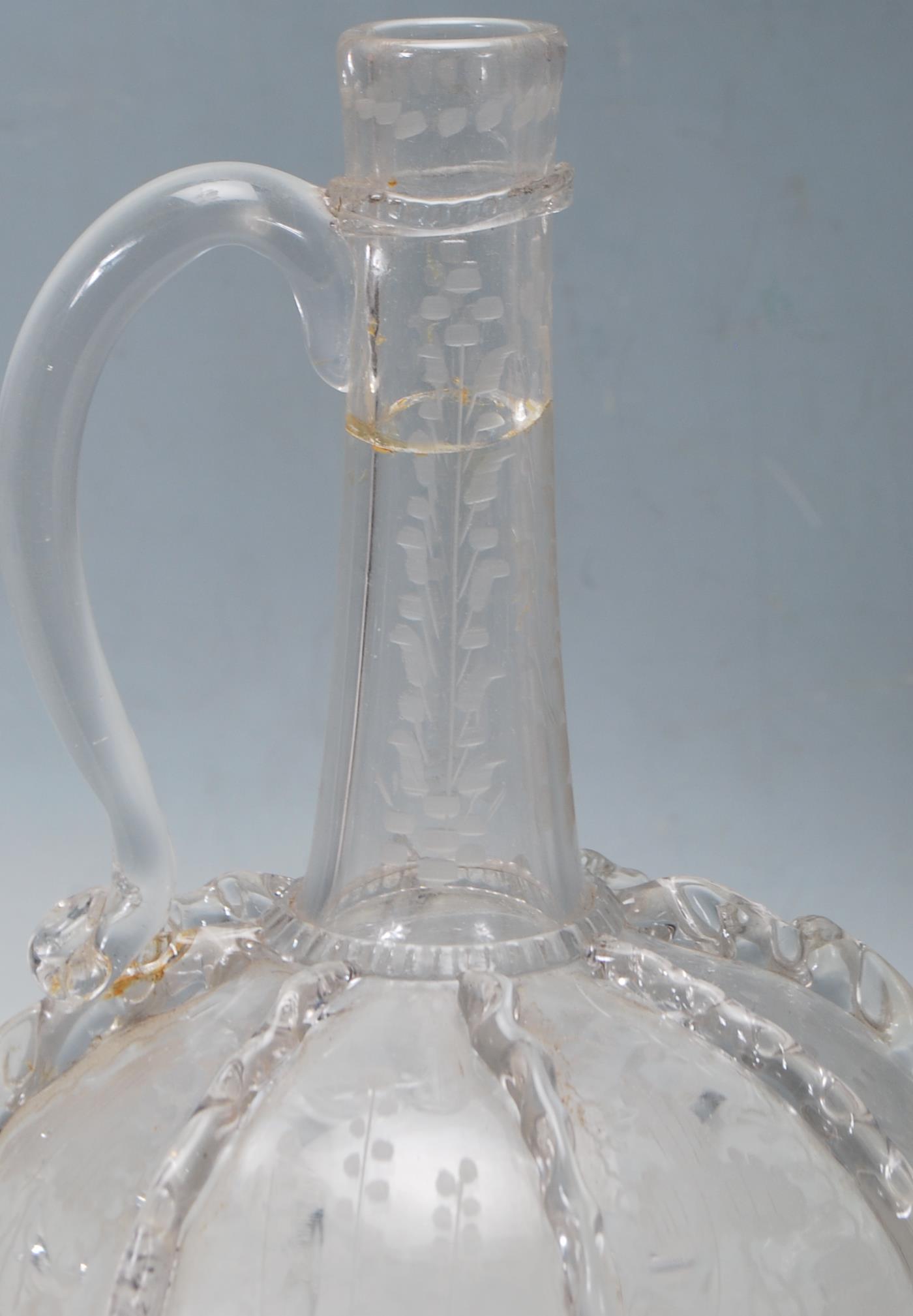 17TH CENTURY HUNGARIAN DECANTER AND 18TH CENTURY G - Image 3 of 7