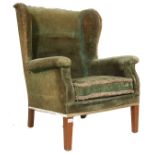 MID CENTURY PARKER KNOLL WINGBACK ARMCHAIR