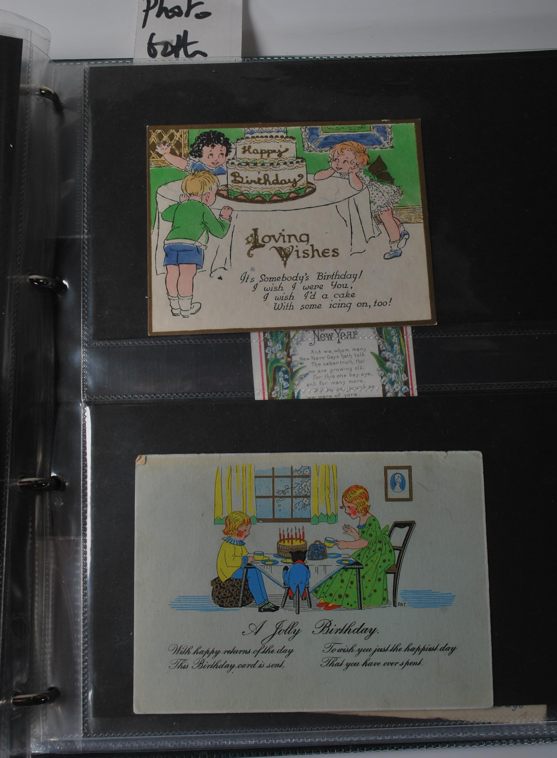 COLLECTION OF ANTIQUE & VINTAGE GREETINGS CARDS IN - Image 6 of 10