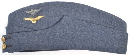 WWII INTEREST ' FREE FRANCE ' BADGED FORAGE CAP