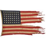ORIGINAL WWII SECOND WORLD WAR US ARMY FLAG - LANDING CRAFT