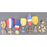 COLLECTION OF WWI FIRST WORLD WAR (& PRE-WAR) FRENCH MEDALS