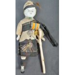 WWI FIRST WORLD WAR PORCELAIN DOLL OF A WOUNDED SCOTTISH SOLDIER