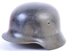 RARE ORIGINAL WWII THIRD REICH NAZI GERMAN STAHLHELM HELMET