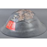 BRISTOL INTEREST WWII BRISTOL FIRE SERVICE FIBRE HELMET