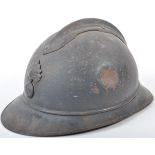 ORIGINAL WWI FIRST WORLD WAR FRENCH M15 STEEL HELMET