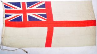WWII HMS PINK ROYAL NAVY WHITE ENSIGN SHIP'S FLAG