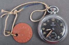 WWII SECOND WORLD WAR SERVICE USED POCKET WATCH