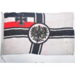 WWI FIRST WORLD WAR DATED IMPERIAL GERMAN FLAG 1917