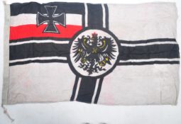 WWI FIRST WORLD WAR DATED IMPERIAL GERMAN FLAG 1917