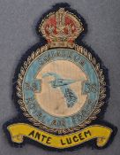 WWII SECOND WORLD WAR RAF ROYAL AIR FORCE UNIFORM PATCH
