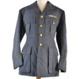 ORIGINAL WWII RAF TUNIC FOR ONE FLIGHT OFFICER WEB - MENTION IN DISPATCHES