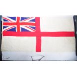 WWII SECOND WORLD WAR PERIOD ROYAL NAVY WHITE ENSIGN FLAG