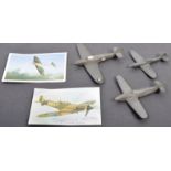 COLLECTION OF WWII RAF PILOT AUTOGRAPHS & MODELS