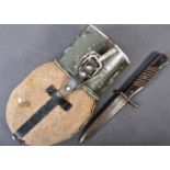 WWII SECOND WORLD WAR GERMAN BOOT KNIFE & CANTEEN