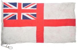 WWII SECOND WORLD WAR RELATED WHITE ENSIGN MALTA FLAG