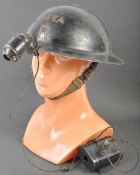 RARE WWII ' ASEA ' RESCUE CIVIL DEFENCE BRODIE HELMET WITH TORCH