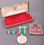WVS WOMEN'S VOLUNTARY SERVICE - ORIGINAL CASED MEDAL & PATCH