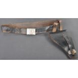 RARE ORIGINAL WWII GERMAN NAZI WAFFEN SS BELT & HOLSTER