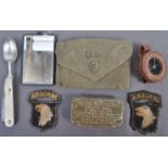 COLLECTION OF WWII SECOND WORLD WAR INTEREST US ARMY ITEMS