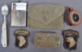 COLLECTION OF WWII SECOND WORLD WAR INTEREST US ARMY ITEMS