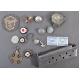 COLLECTION OF ASSORTED ORIGINAL WWII GERMAN MILITARY ITEMS