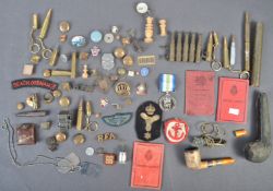 COLLECTION OF ASSORTED MILITARY RELATED ITEMS