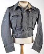 WWII SECOND WORLD WAR PATTERN RAF TUNIC & WHISTLE