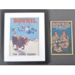 TWO WWI & WWII RELATED ' BOVIL ' ADVERTISING ITEMS