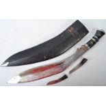 EARLY 20TH CENTURY LARGE GURKHA KUKRI KNIFE