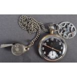 ORIGINAL WWII SECOND WORLD WAR RAF POCKET WATCH & WHISTLE